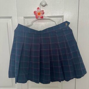 american eagle plaid skirt 🫐